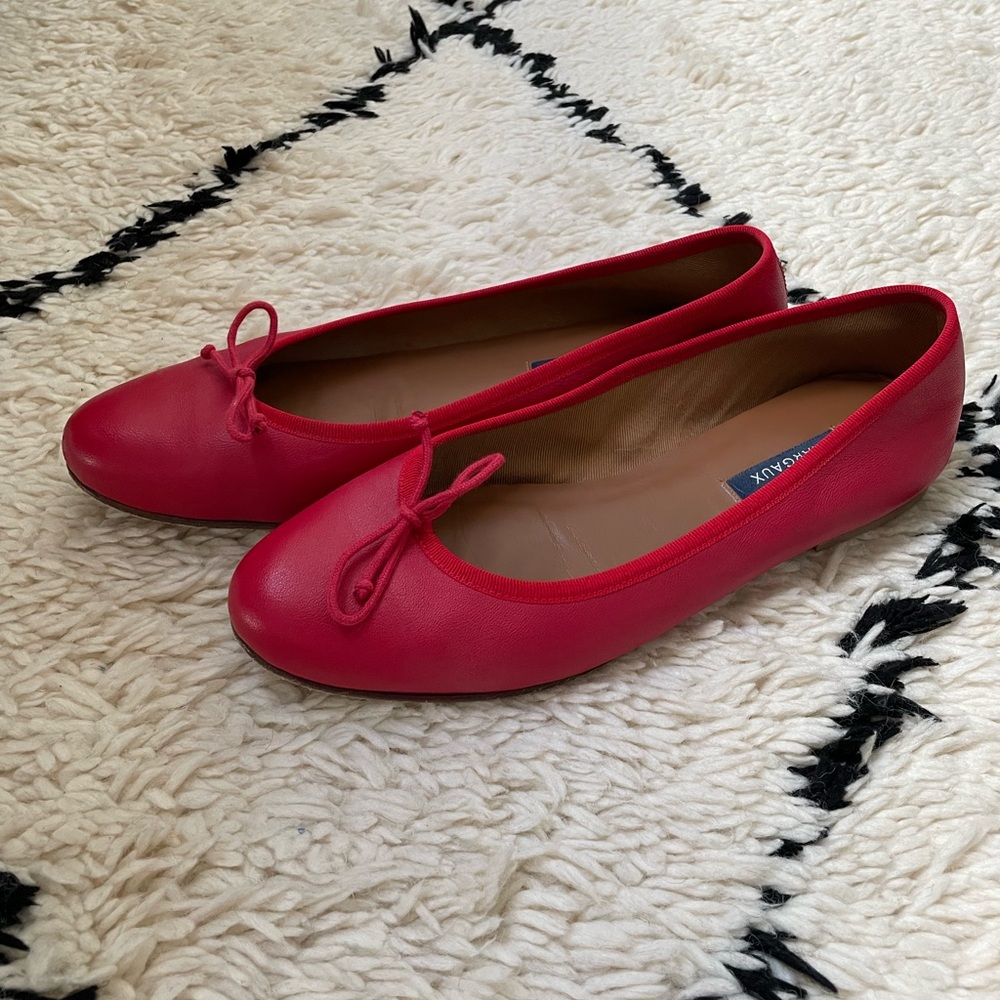 Margaux Red Ballet Flats